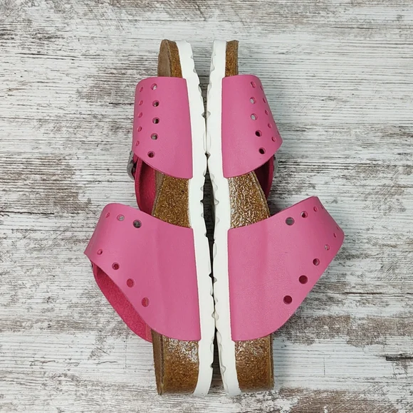 🟪NIB Sz 36 Birkenstock Birki's Pink Freeport Slide Sandal - Picture 13 of 16